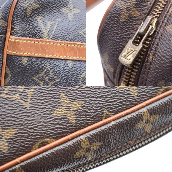 LOUIS VUITTON Trocadero 24 Shoulder Bag Monogram Leather Brown - Picture 8 of 16